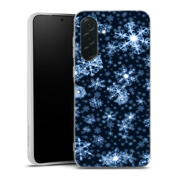 Coque Samsung Galaxy A27 5G Let it Snow | Housse silicone, antichocs, protection optimale - Motif floral Neige