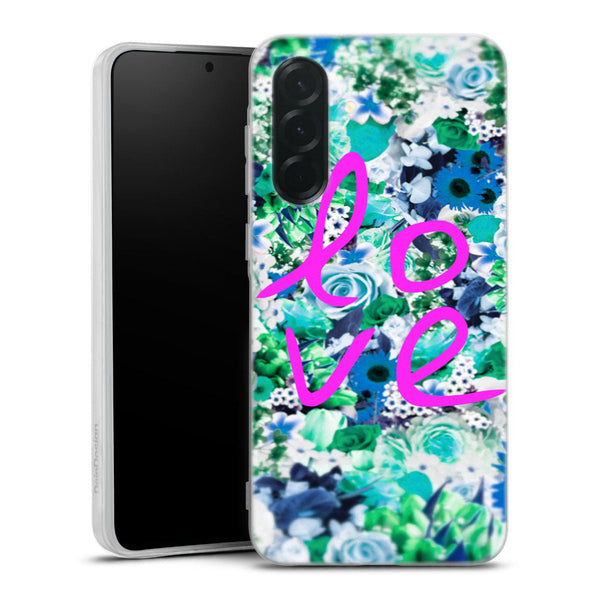 Coque Samsung Galaxy A36 5G Love Floral | Housse silicone, antichocs, protection optimale - Motif floral