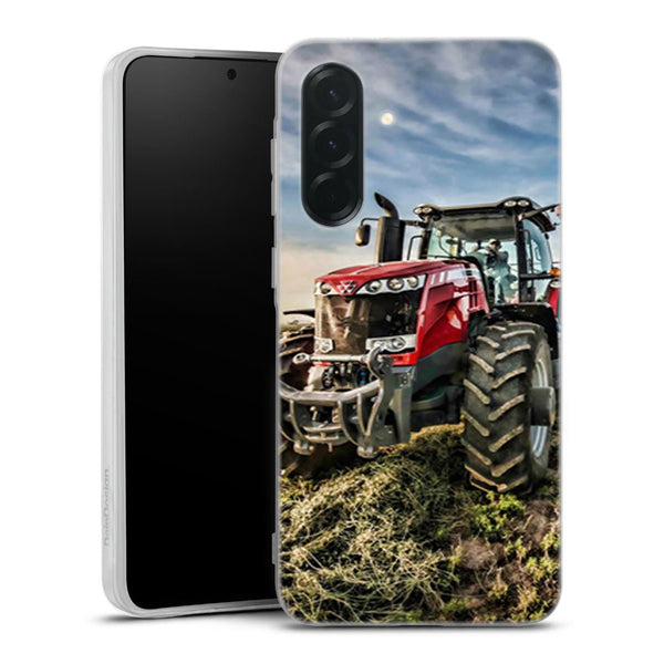 Coque Samsung Galaxy A36 5G originale Massey Fergusson tractor | Housse Antichoc Silicone Souple, Ultra Fine, Protection intégrale, Motif Vehicule Agriculture