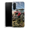 Coque Samsung Galaxy A36 5G Massey Fergusson Tractor | Housse silicone, antichocs, protection optimale - Motif floral