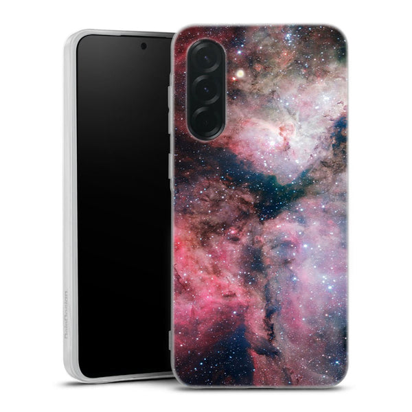 Coque Samsung Galaxy A27 5G Nebuleuse Carene | Housse silicone, antichocs, protection optimale - Motif floral