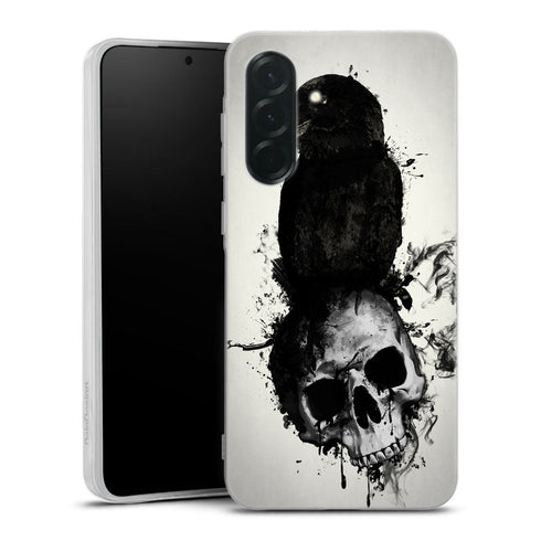 Coque Samsung Galaxy A36 5G Raven and Skull