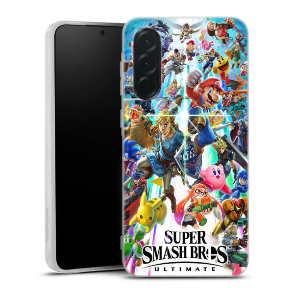 Coque Samsung Galaxy A36 5g Super smash bros ultimate | Housse silicone, Protection optimale - Motif Jeux video Gaming