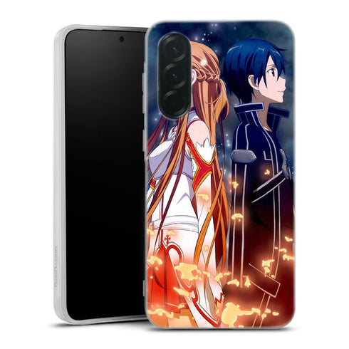 Coque Samsung Galaxy A36 5g Sword art online | Housse silicone, Protection optimale - Motif Jeux video Gaming