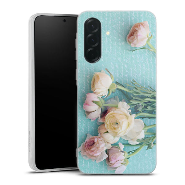 Coque Samsung Galaxy A57 5G XOXO | Housse Antichoc Silicone Souple, Ultra Fine, Protection intégrale, Motif Floral