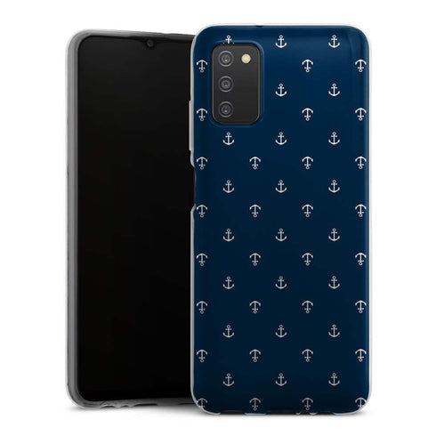 Coque Samsung A03S Ancre Blue Marine