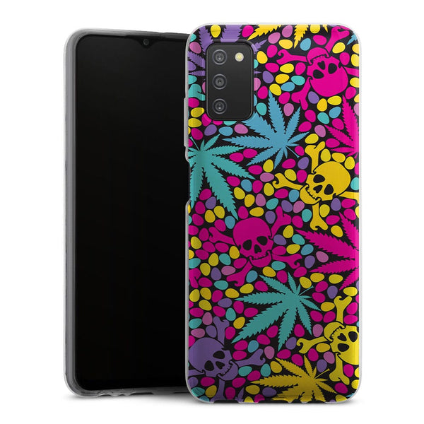 Coque Samsung A03S Cana Skull colors