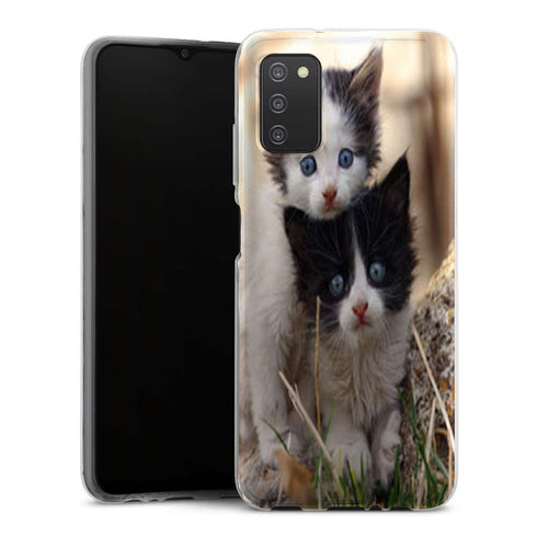 Coque Samsung Galaxy A03S Bebe Chaton Mignon