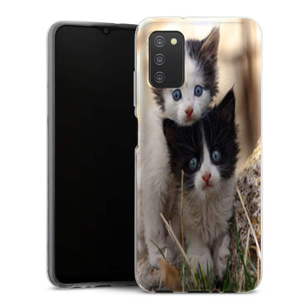 Coque Samsung Galaxy A03S Bebe Chaton Mignon