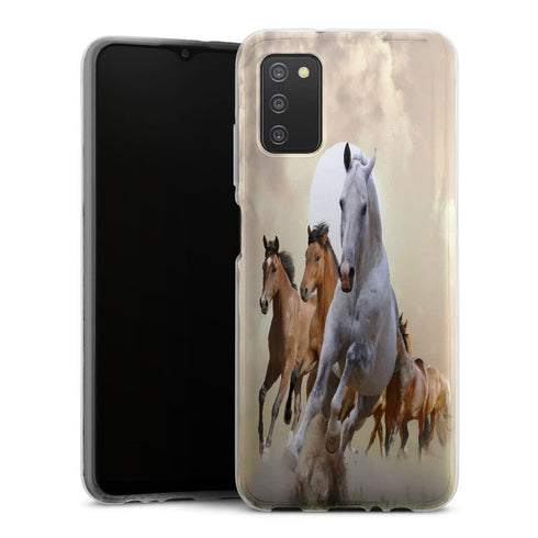 Coque Samsung Galaxy A03S Cheval Blanc