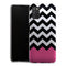 Coque Samsung A03S Chevrons Colorés Rose et Noir