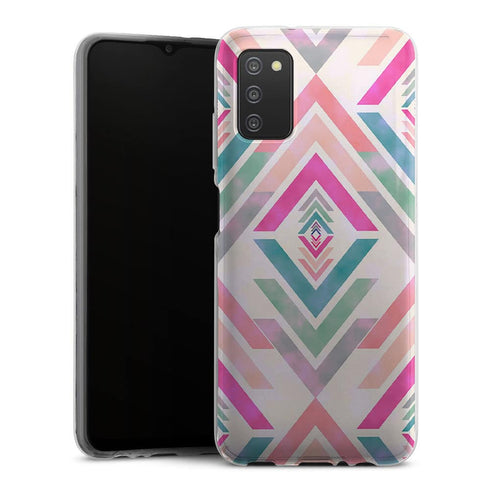 Coque Samsung A03S Fancy Diams azteque Rose