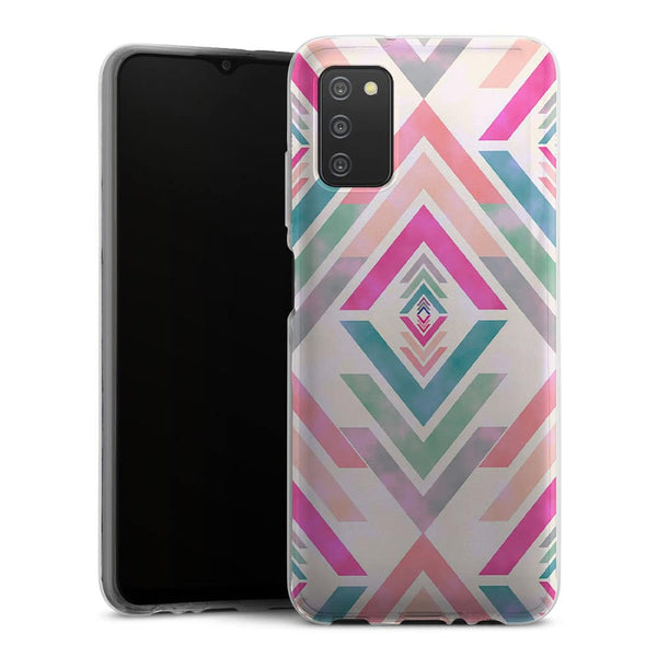 Coque Samsung A03S Fancy Diams azteque Rose