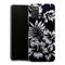 Coque pour Samsung Galaxy A03S Fleurs Sauvages Noires