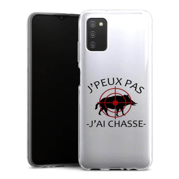 Coque Samsung A03S Je peux pas j'ai Chasse