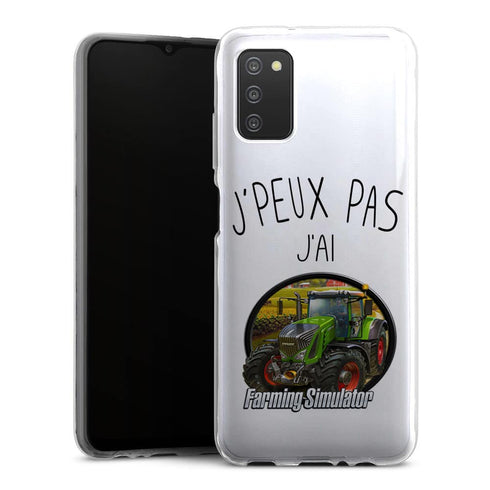 Coque Samsung Galaxy A03S Je Peux pas j'ai Farming Simulator