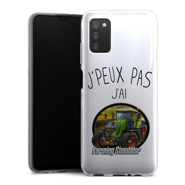 Coque Samsung Galaxy A03S Je Peux pas j'ai Farming Simulator