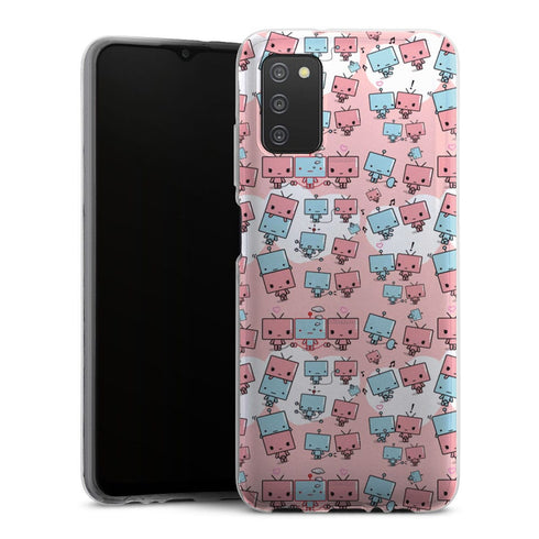 Coque Samsung Galaxy A03S originale Kawaïi Robots