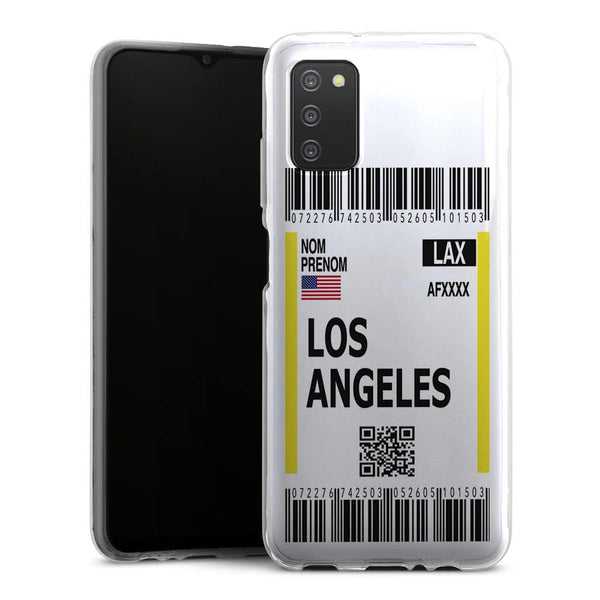 Coque Telephone Samsung A03S Billet Avion Los Angeles