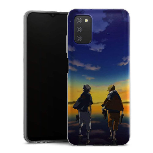 Coque Samsung Galaxy A03S Naruto & Sasuke Ciel Etoilé