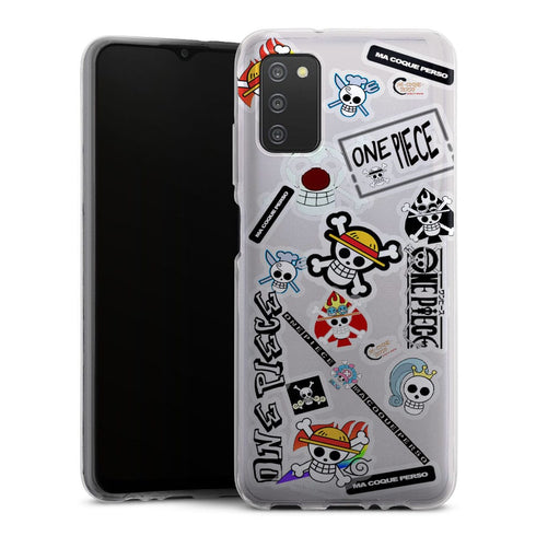 Coque Samsung Galaxy A03S One Piece Logo Patchwork