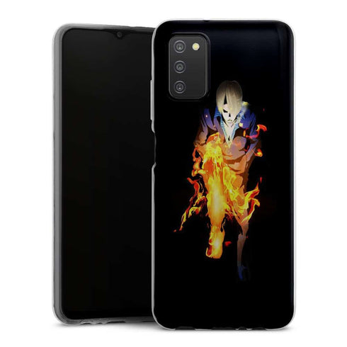 Coque Samsung Galaxy A03S One Piece Sanji Jambe En Feu