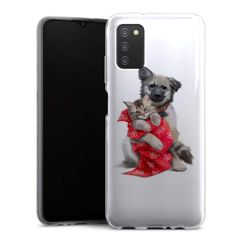 Coque Samsung Galaxy A03S Pluffy Cat