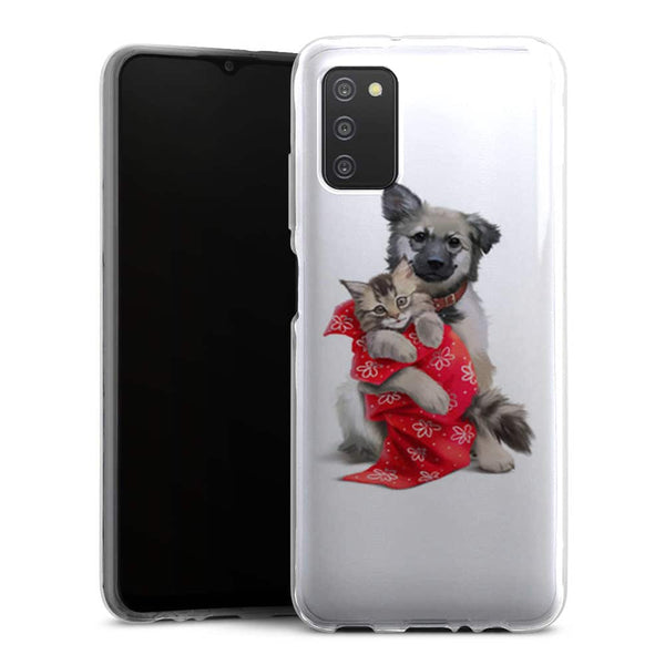 Coque Samsung Galaxy A03S Pluffy Cat