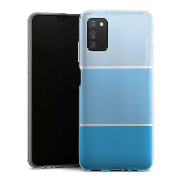 Coque Samsung Galaxy A03S Pastel Bleu abstrait
