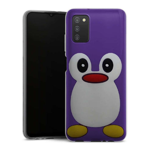Coque Samsung Galaxy A03S Pingouin Violet