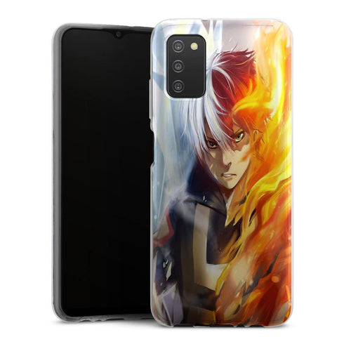 Coque Samsung Galaxy A03S Shoto todoroki ice and fire