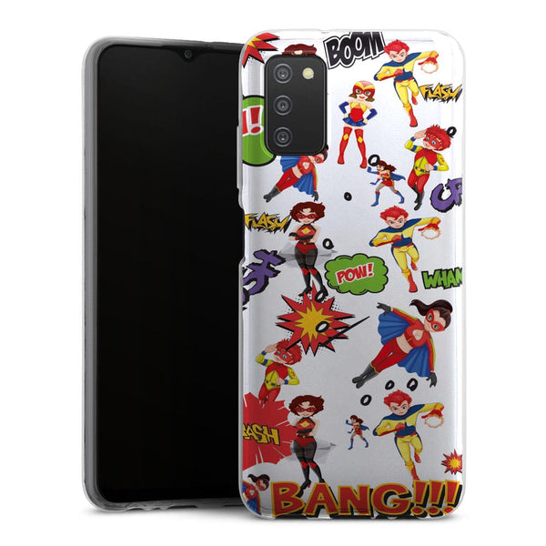 Coque Samsung Galaxy A03S Super Hero Blanc