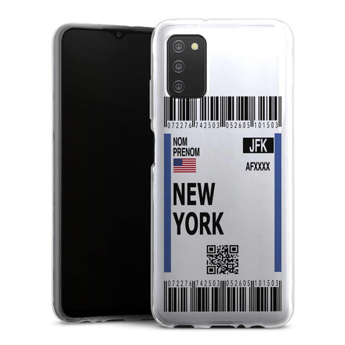 Coque Samsung Galaxy A03S Billet d'avion JFK