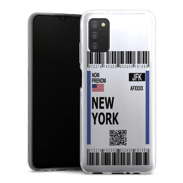 Coque Samsung Galaxy A03S Billet d'avion JFK