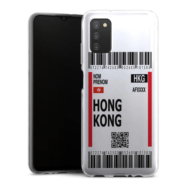 Coque Samsung A03S originale Billet d'avion Hong Kong