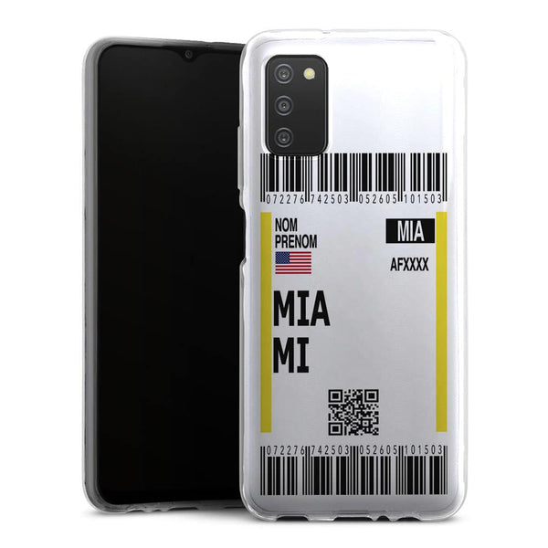 Coque Samsung Galaxy A03S Billet d'avion Miami