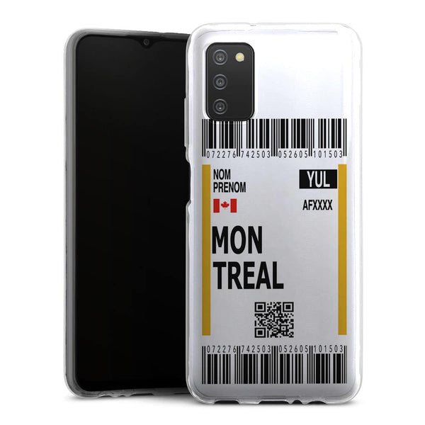 Coque Samsung Galaxy A03S Billet d'avion Montreal