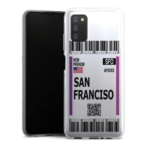 Coque Samsung Galaxy A03S Billet d'avion San Francisco
