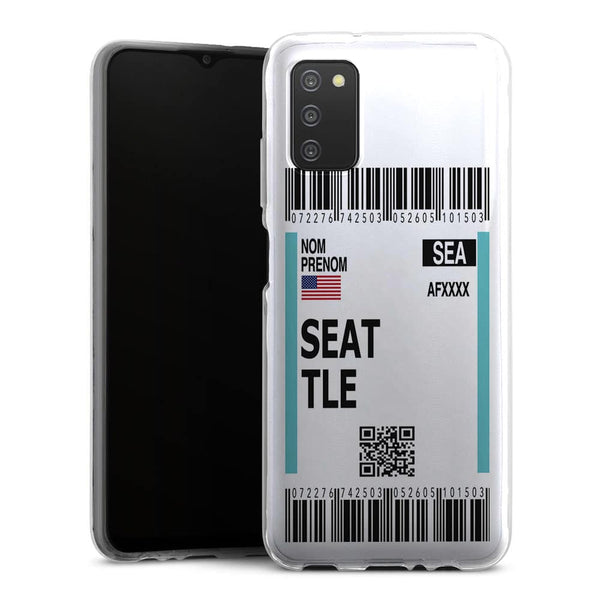 Coque Samsung Galaxy A03S Billet d'avion Seattle
