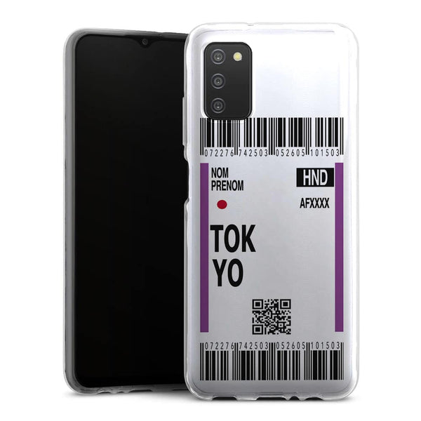 Coque Samsung Galaxy A03S Billet d'avion Tokyo