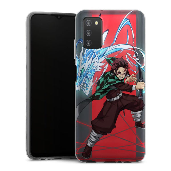 Coque Samsung Galaxy A03S Tanjiro Dragon Phone