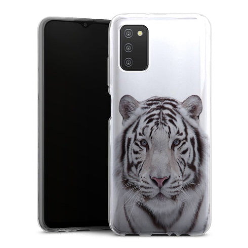 Coque Samsung Galaxy A03S Tigre Blanc