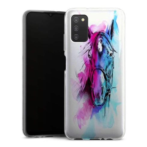 Coque Samsung Galaxy A03S Watercolor Horse