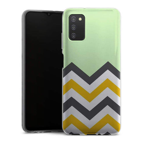 Coque Samsung A03S originale Zig Zag Menthe