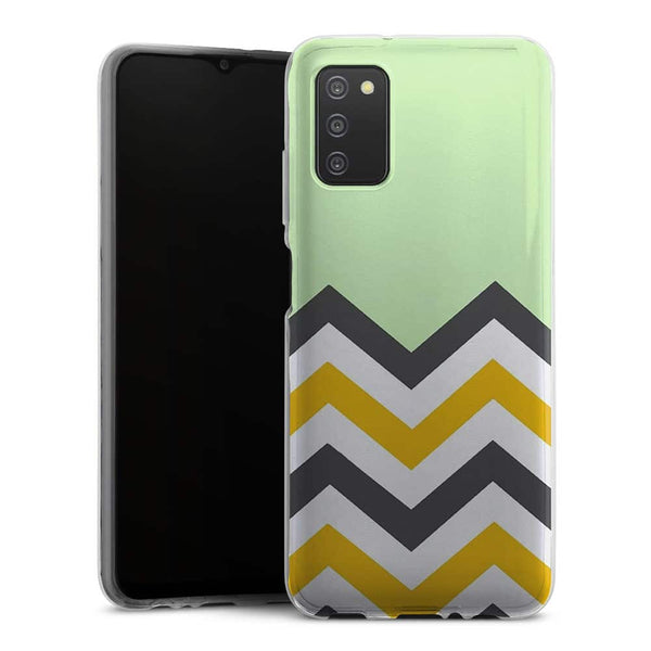 Coque Samsung A03S originale Zig Zag Menthe