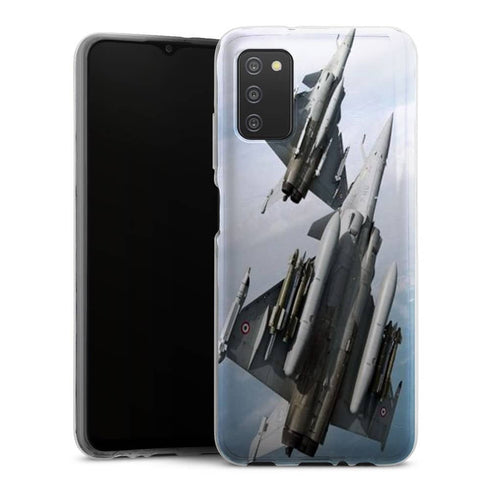 Coque Samsung Galaxy A03S Avion rafale en vol