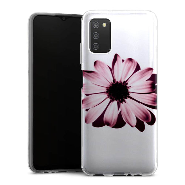 Coque Samsung Galaxy A03S Daisy Burgundi