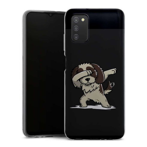 Coque Samsung Galaxy A03S Dog Shih Tzu Dabbing