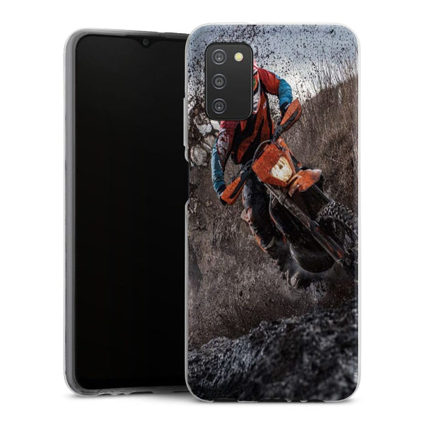 Coque Samsung Galaxy A03S Enduro moto circuit