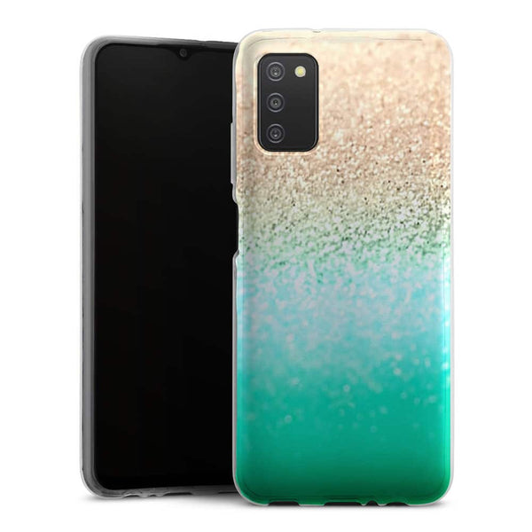 Coque Samsung Galaxy A03S Gatsby Aqua Gold